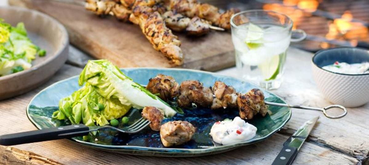 recipe image Kipspiesen in Citroenmarinade